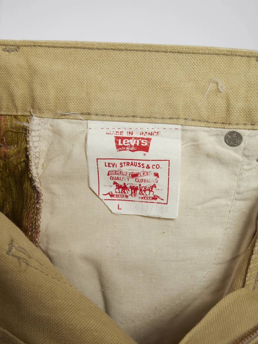 1980's Levi's jeans, customised by Cavalli e Nastri