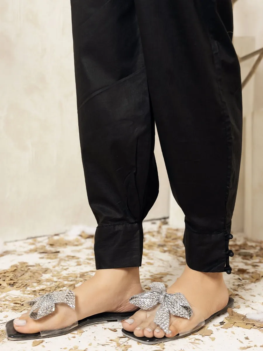 1pc Plain Cambric Stitched Trouser - (Y-00004)