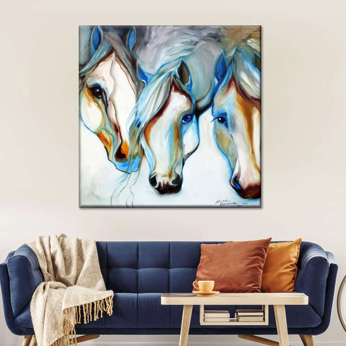 3 Nobles Equine Abstract Wall Art