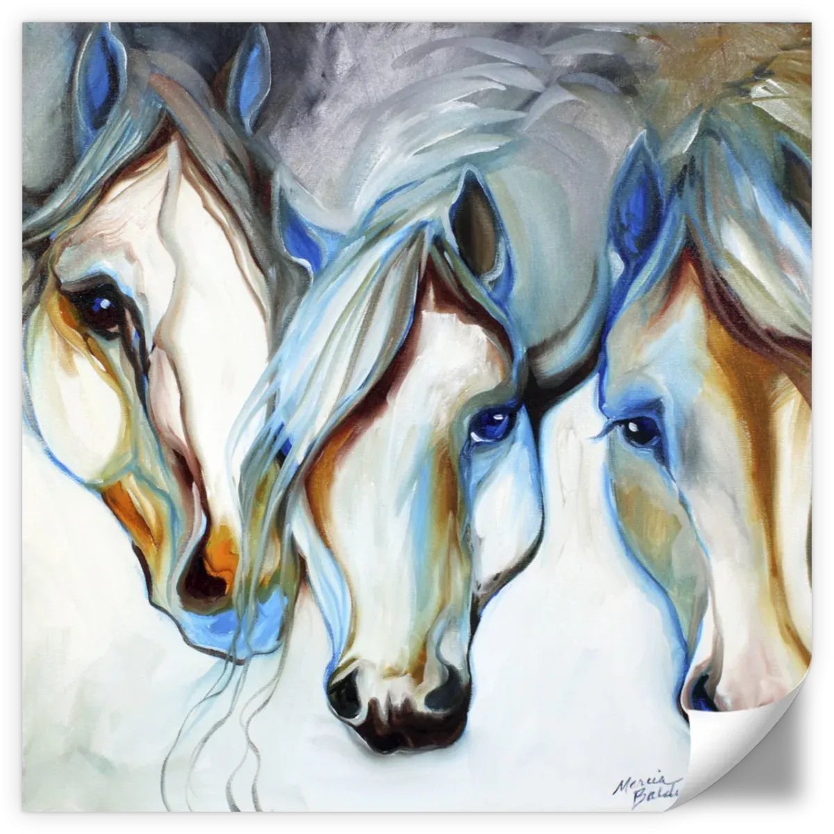 3 Nobles Equine Abstract Wall Art