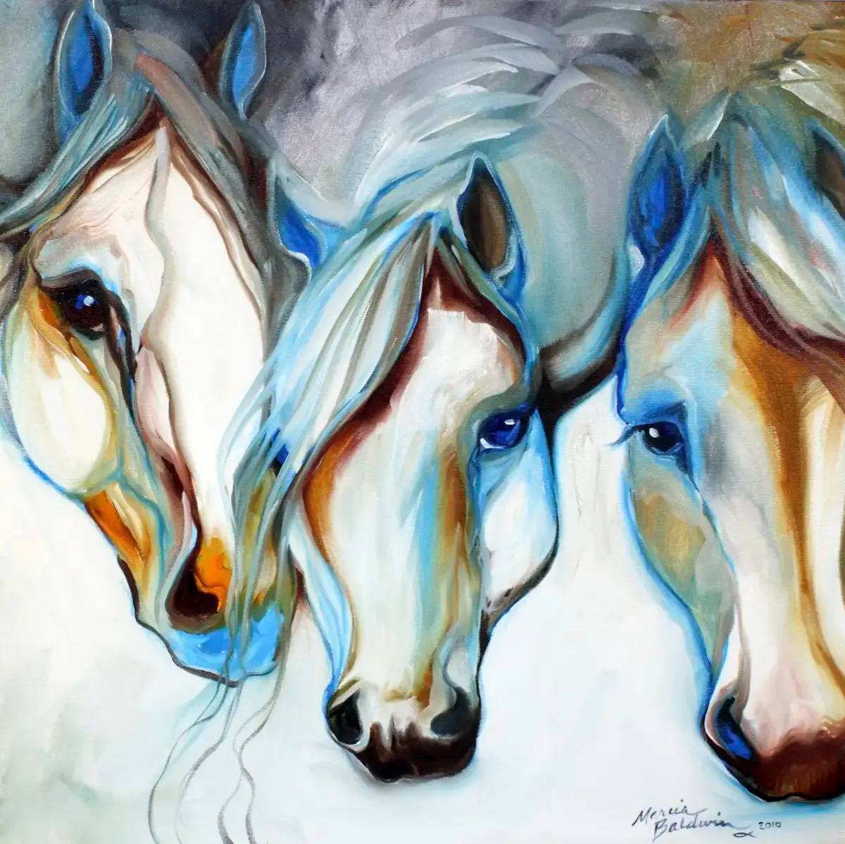 3 Nobles Equine Abstract Wall Art