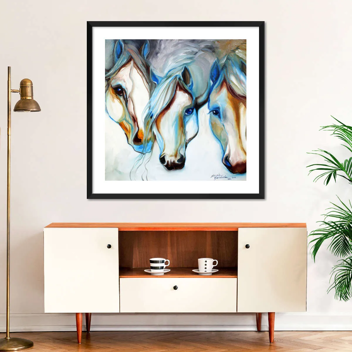 3 Nobles Equine Abstract Wall Art