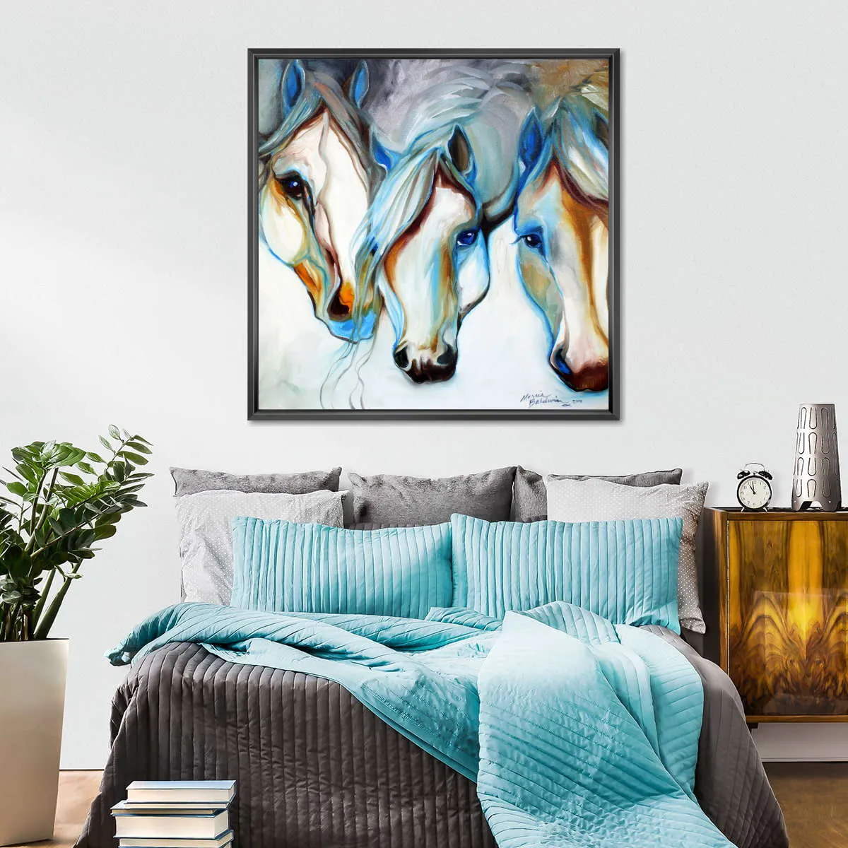 3 Nobles Equine Abstract Wall Art