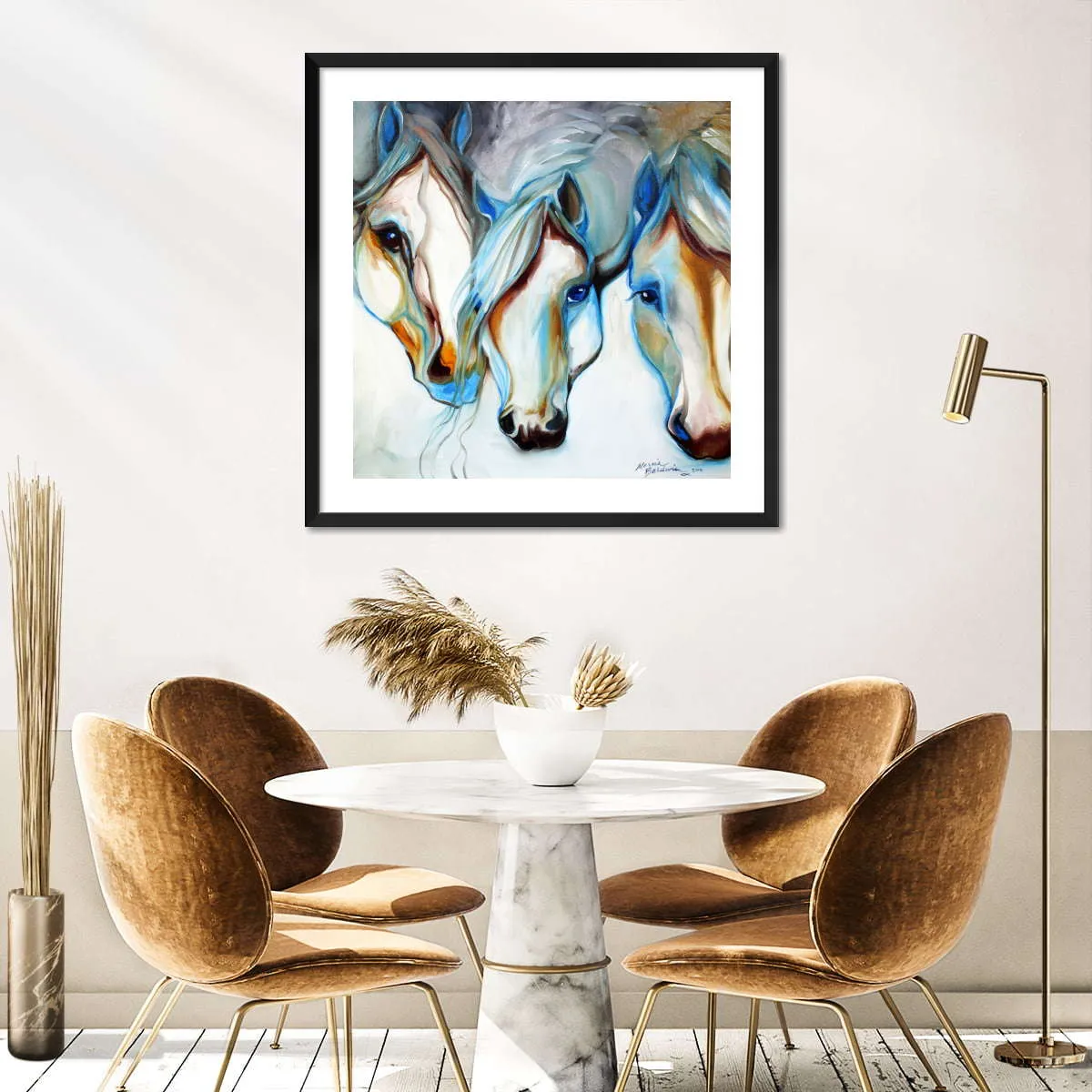 3 Nobles Equine Abstract Wall Art