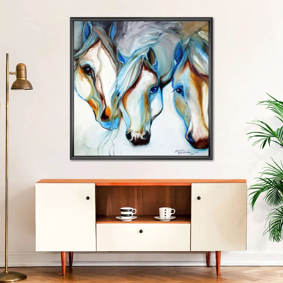 3 Nobles Equine Abstract Wall Art