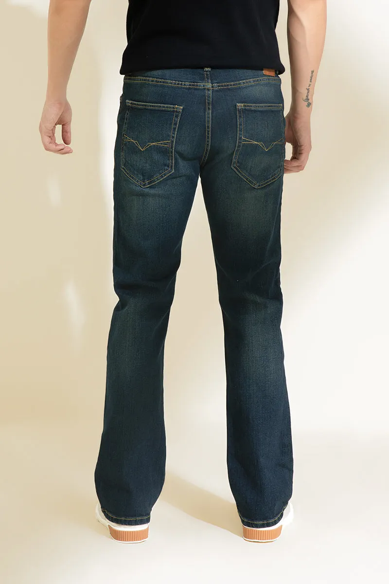 90's Bootcut Rustic Blue Denim