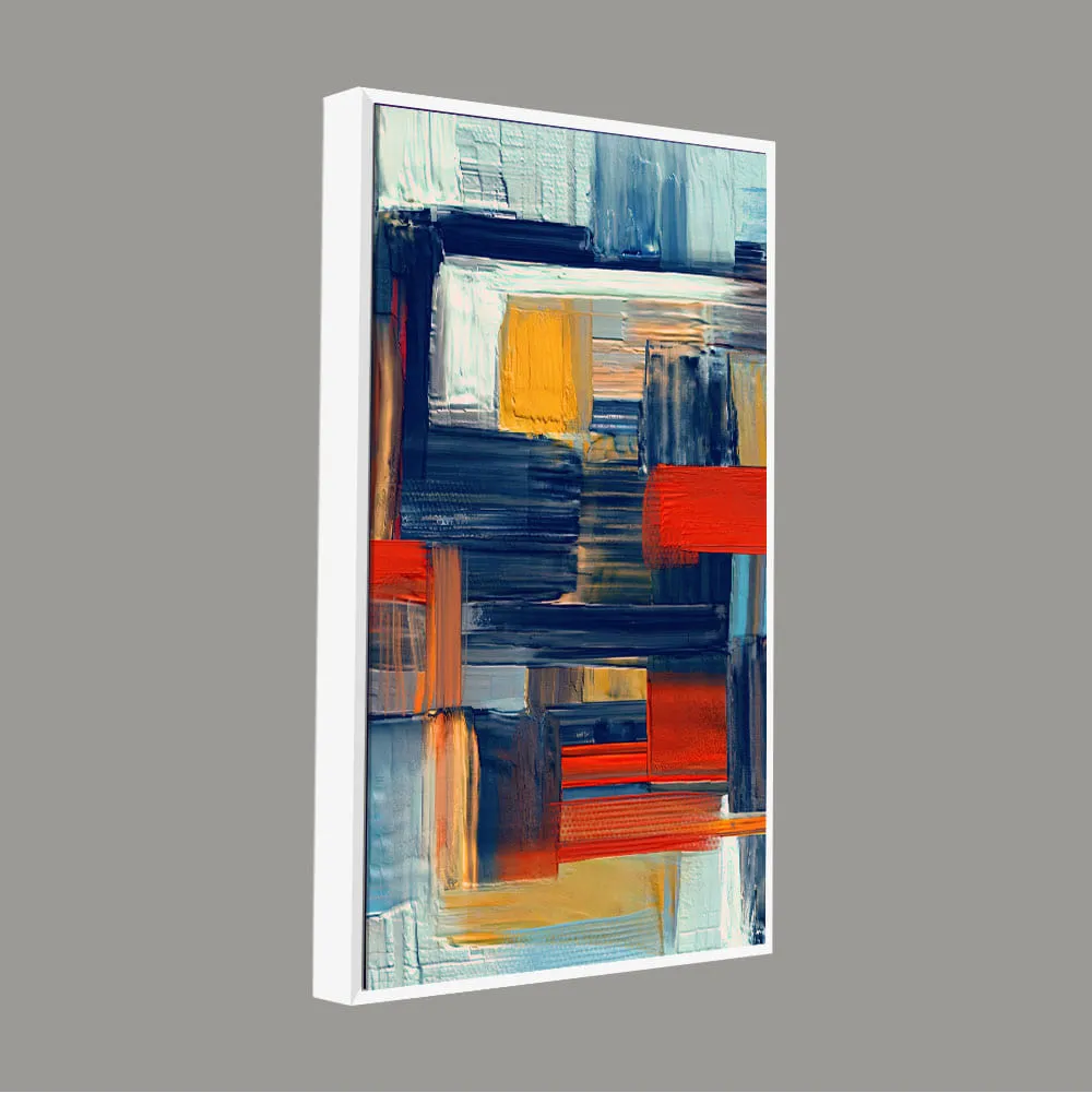 Abstract art of Colorful Texture Canvas Wall Painting