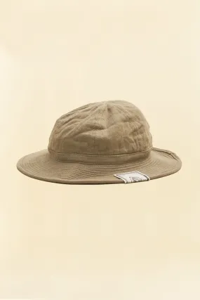 Beige Linen Fatigue Hat by Addict Clothes and HW Dog & Co