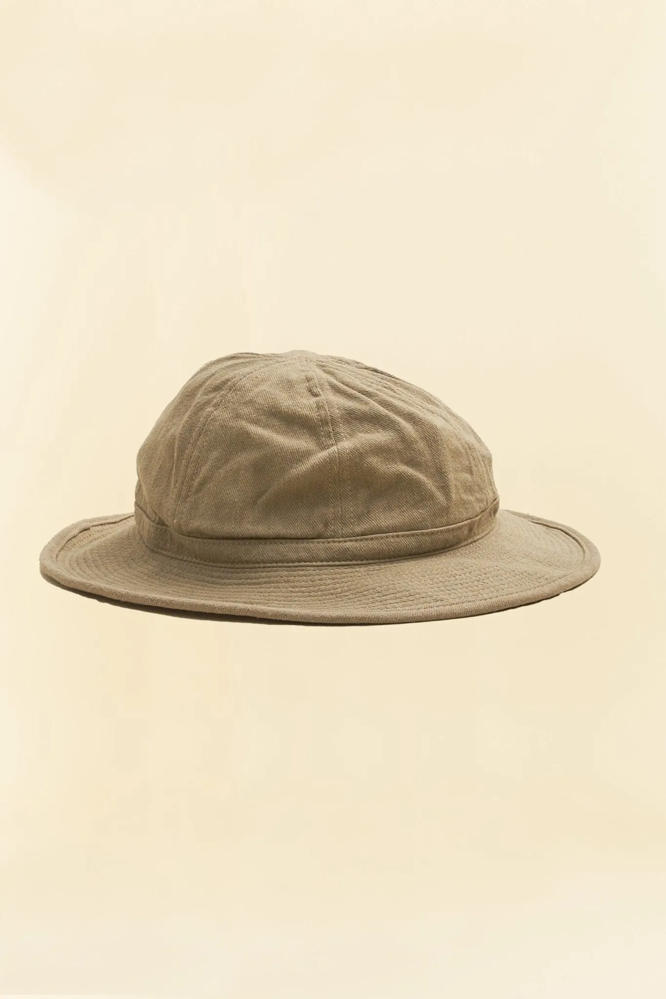 Beige Linen Fatigue Hat by Addict Clothes and HW Dog & Co