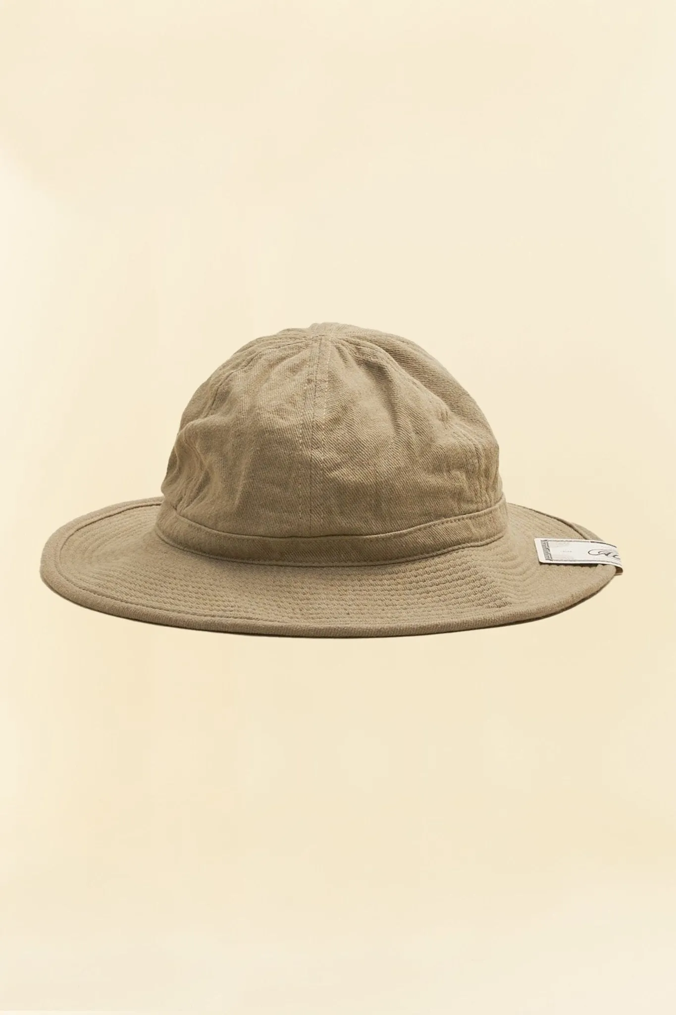 Beige Linen Fatigue Hat by Addict Clothes and HW Dog & Co