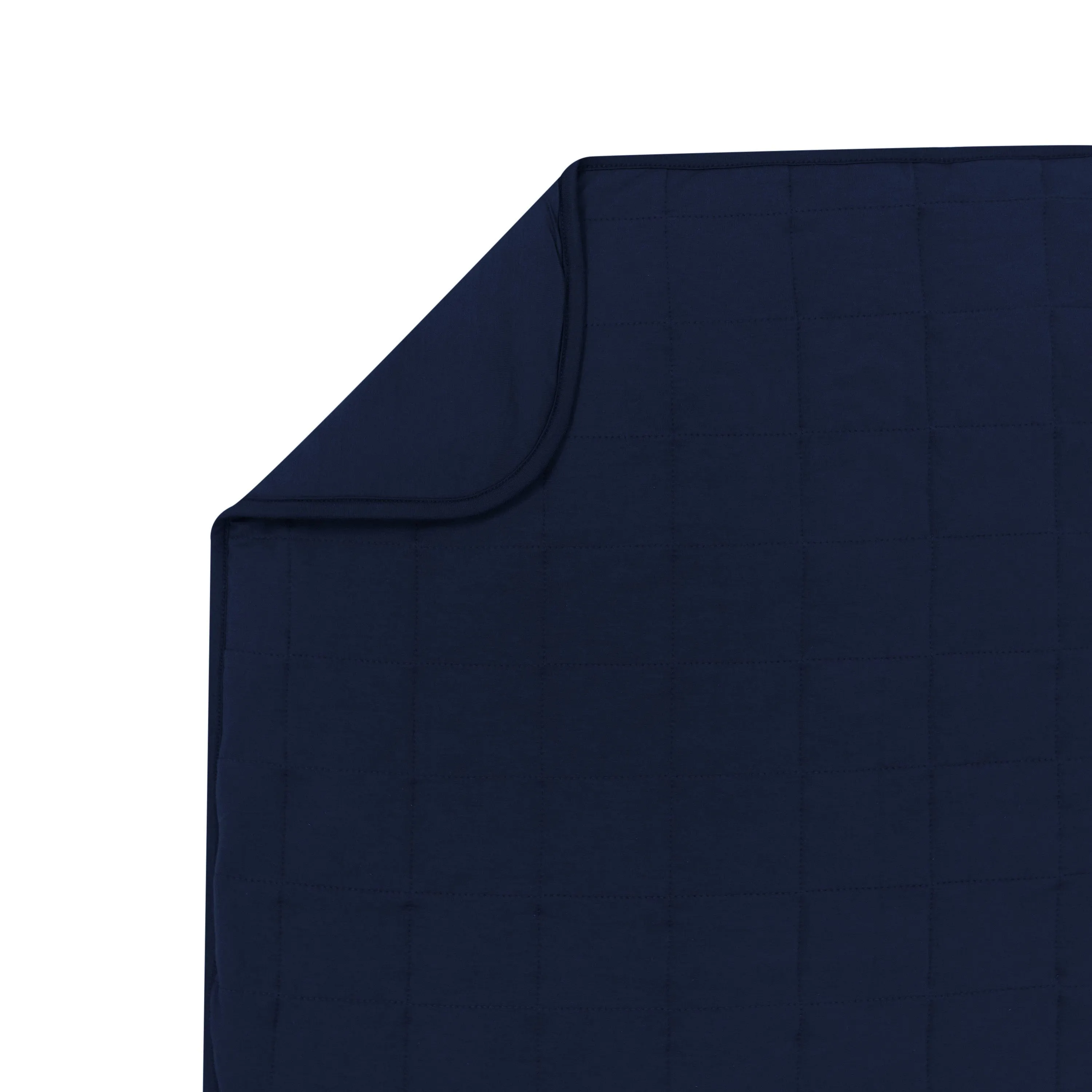 Adult Quilted Blanket in Navy 2.5