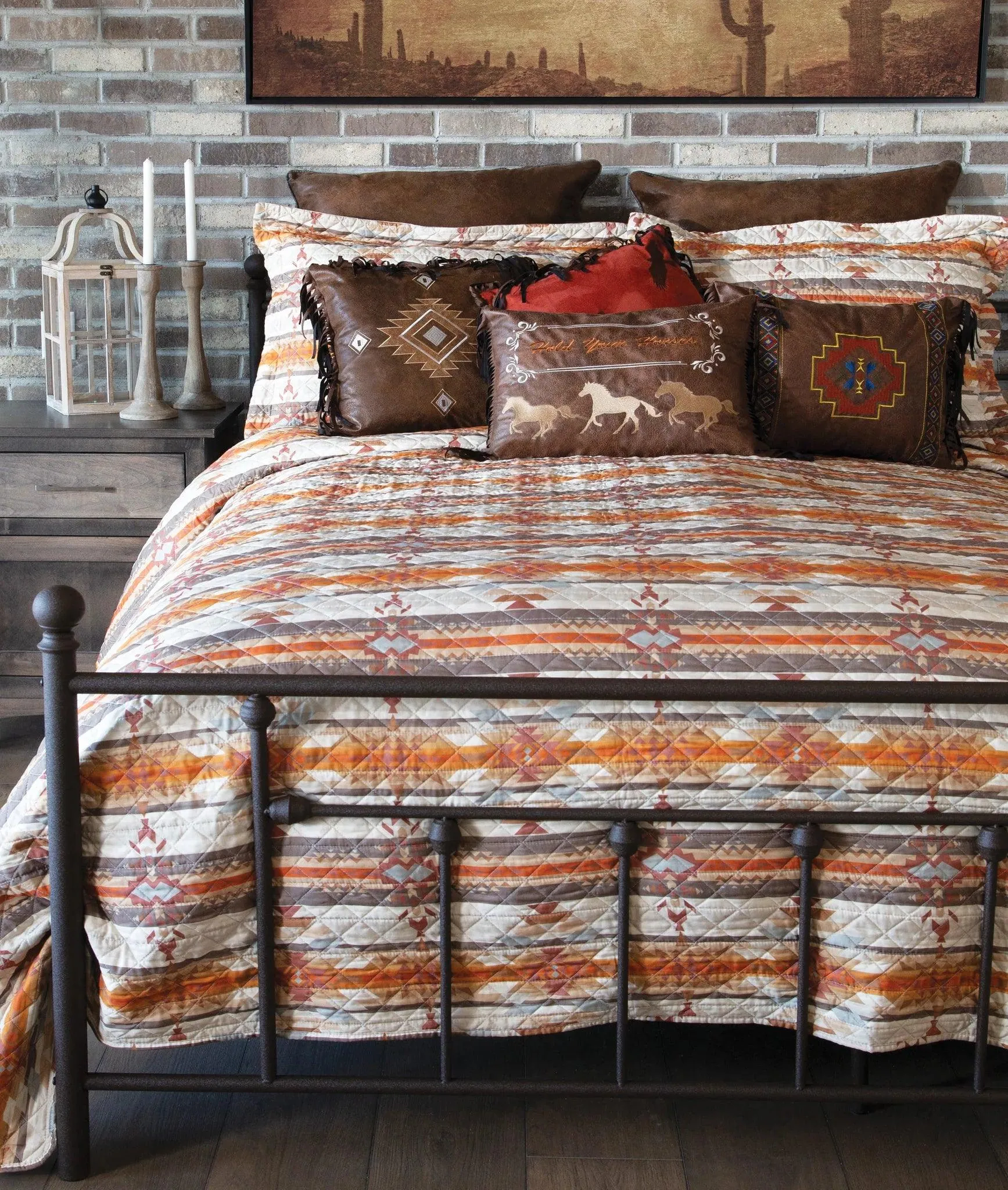 Amarillo Southwestern Quilt Set