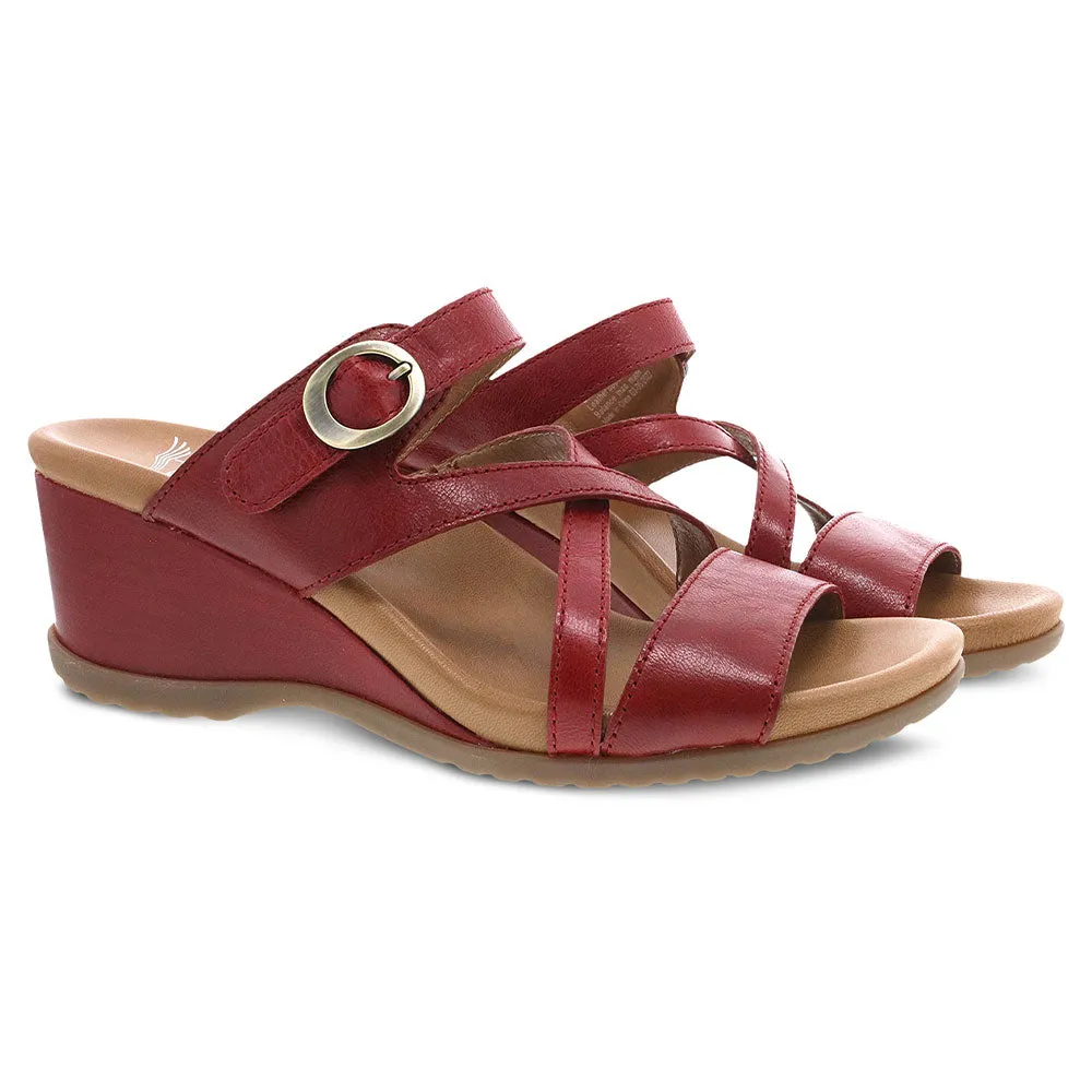 Ana Open Back Wedge Sandal