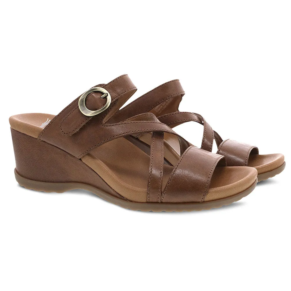 Ana Open Back Wedge Sandal