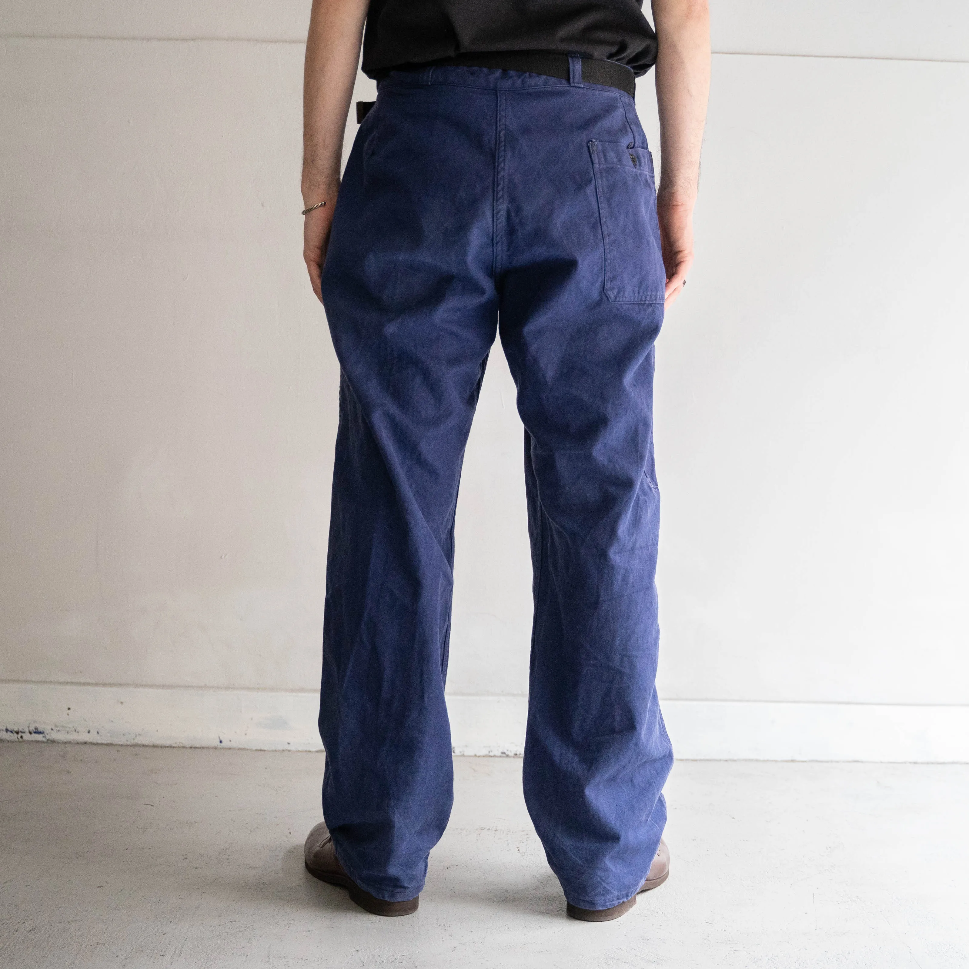 around 1960s France cotton twill work pants 'government supply'