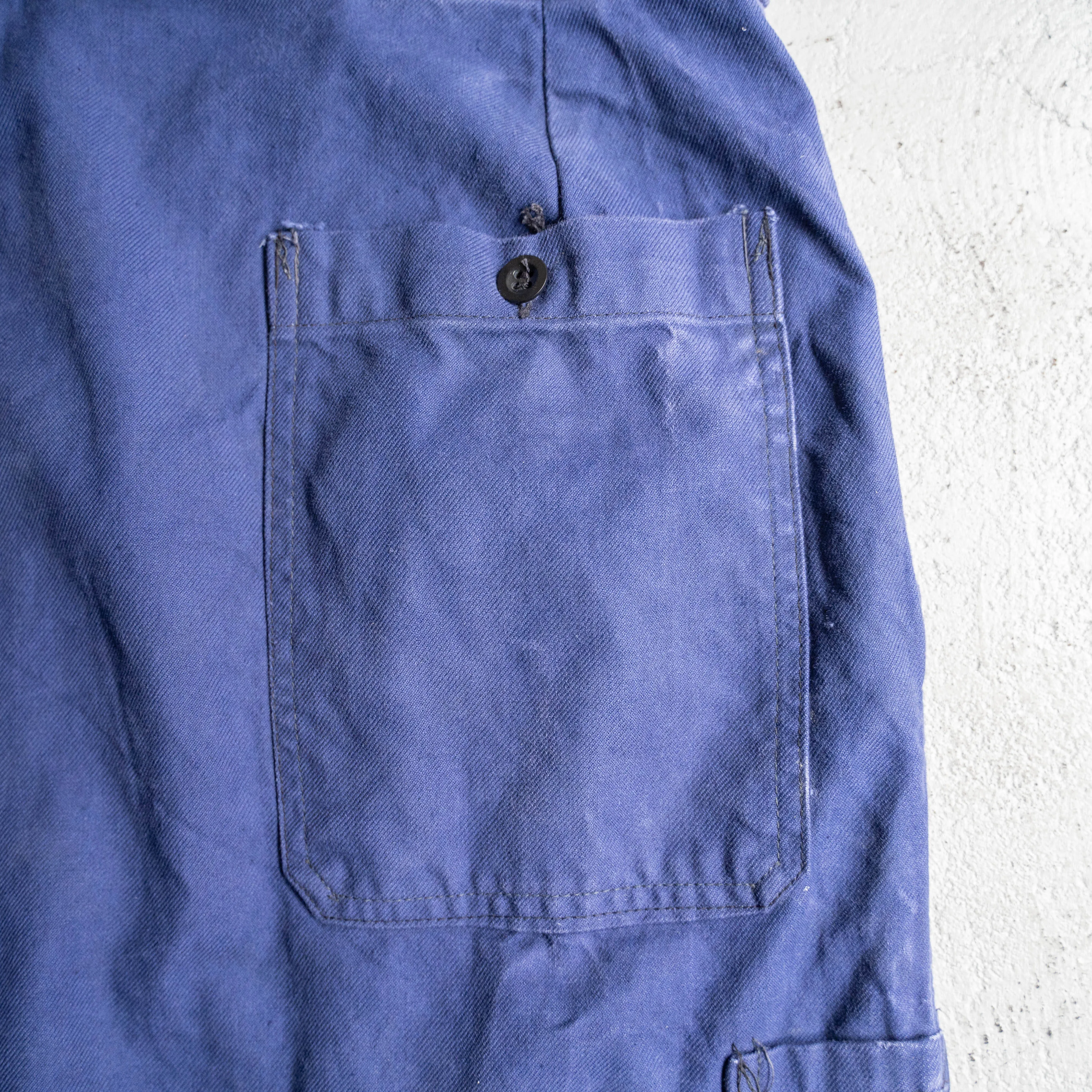 around 1960s France cotton twill work pants 'government supply'