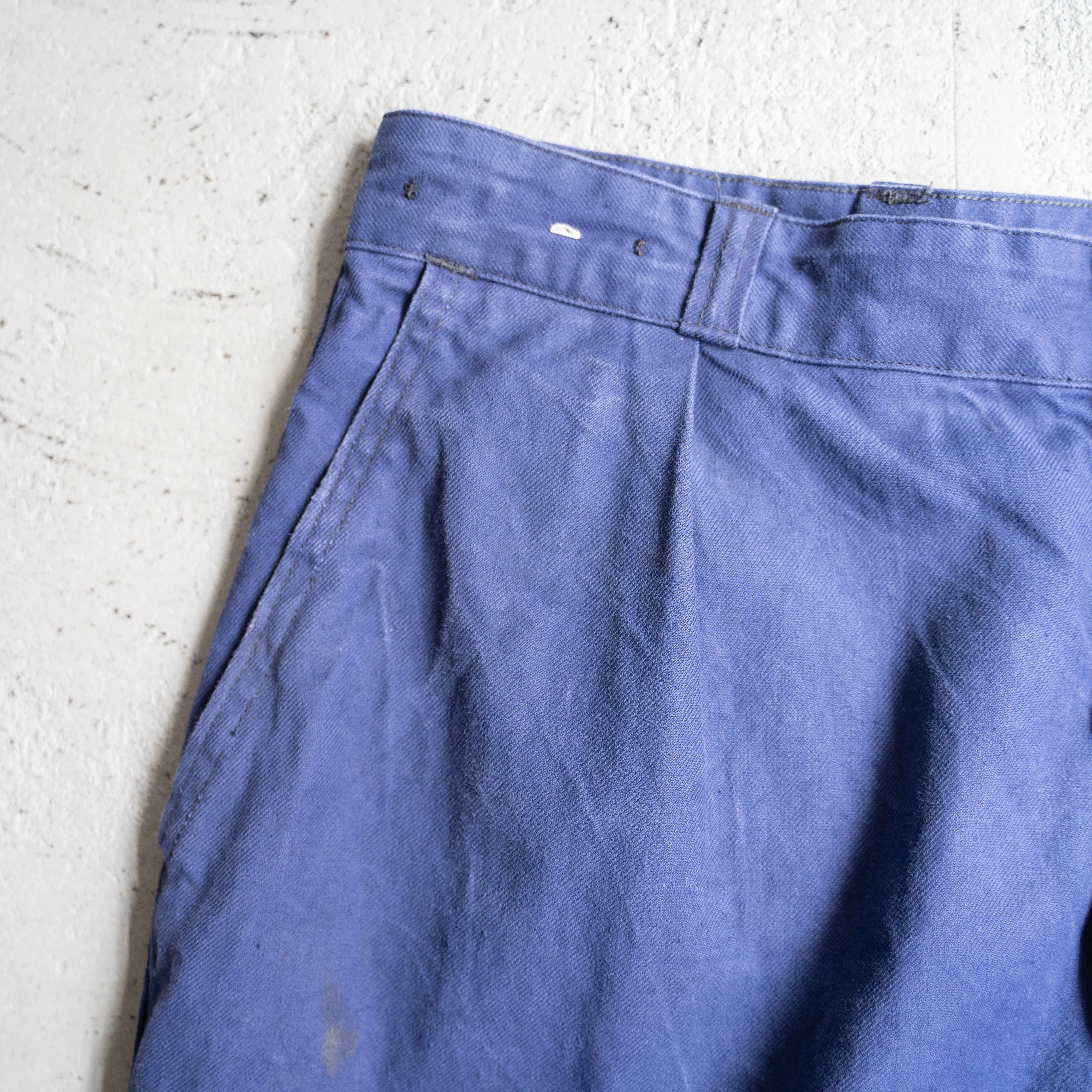 around 1960s France cotton twill work pants 'government supply'