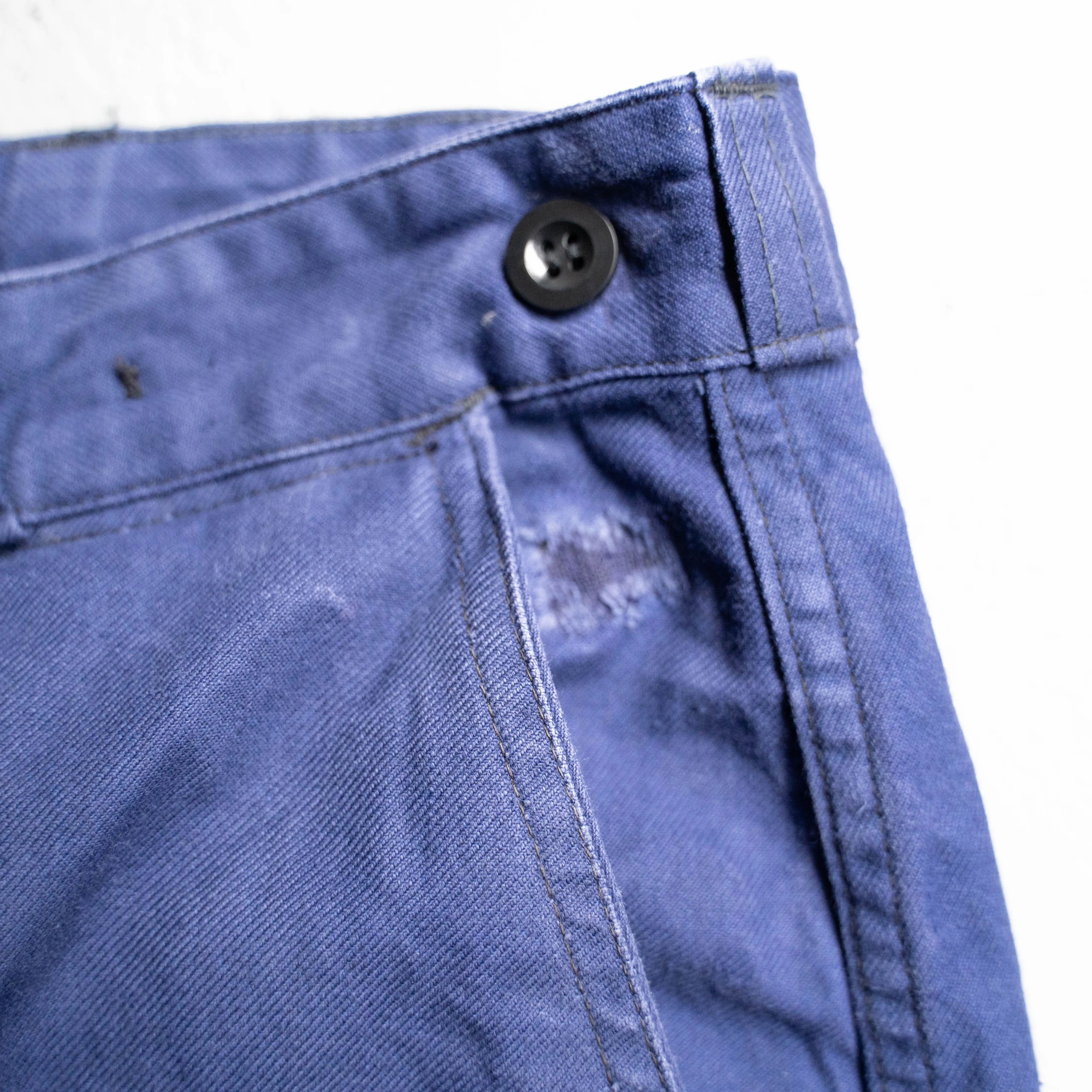 around 1960s France cotton twill work pants 'government supply'