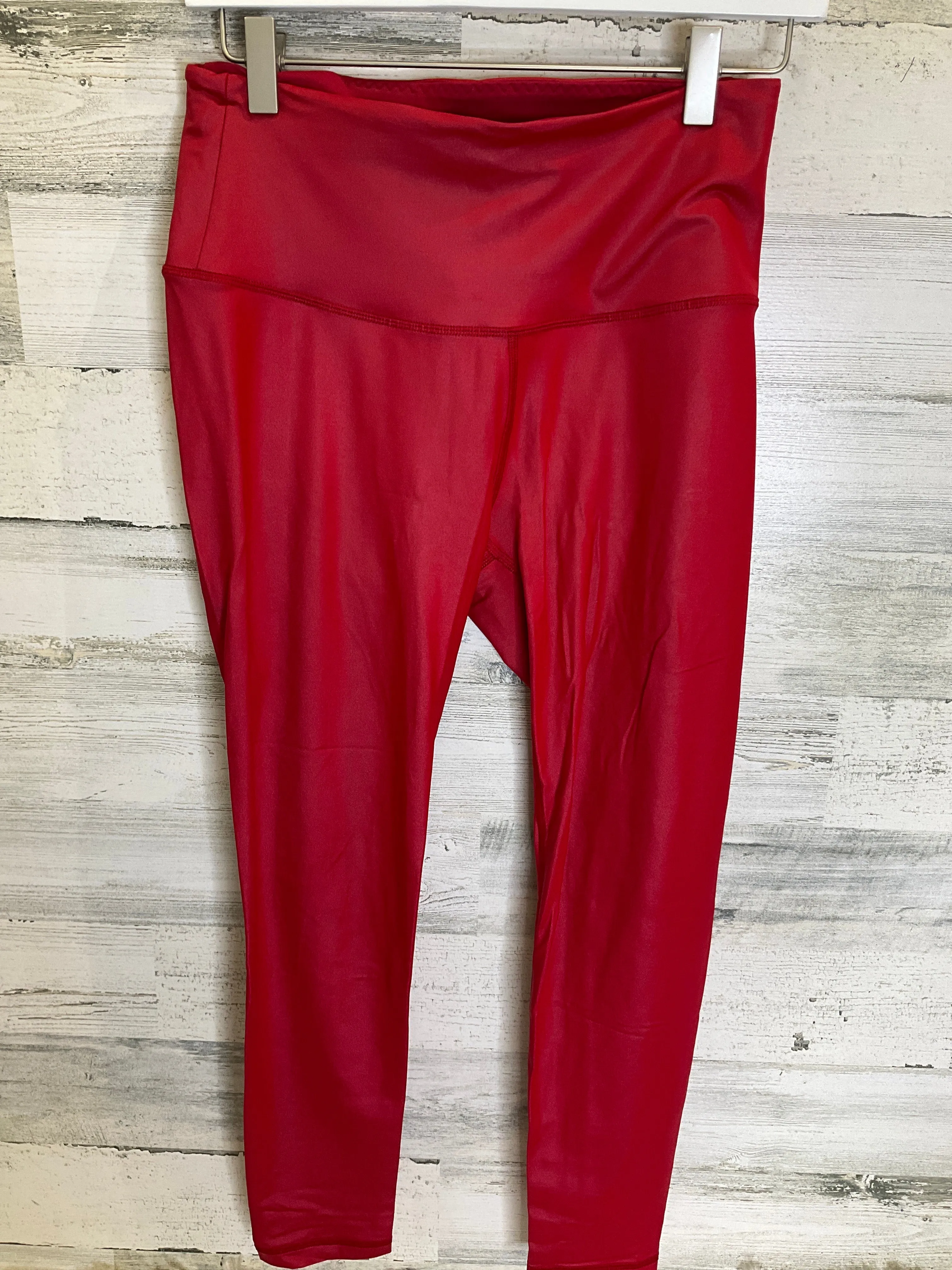 Athletic Leggings By Clothes Mentor In Red, Size: M