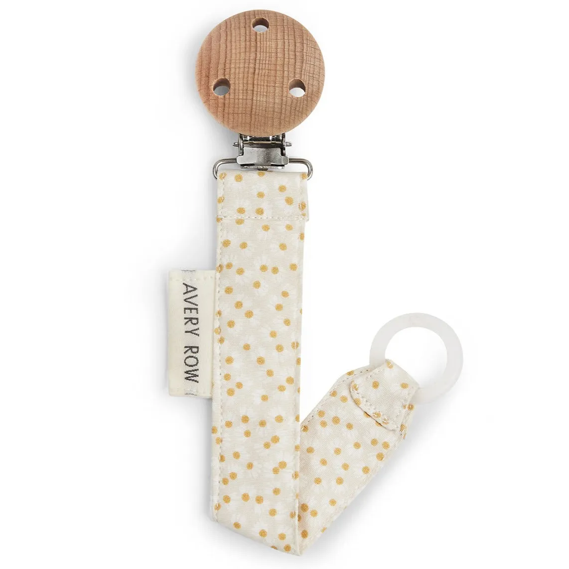 Avery Row Pacifier Holder - Daisy Meadow