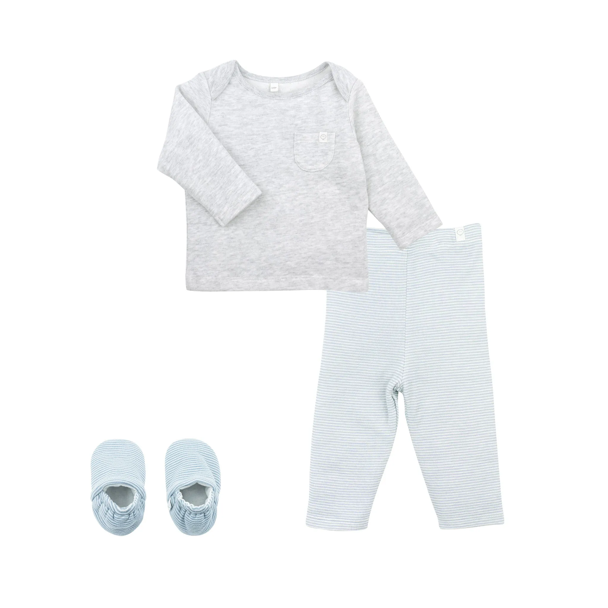 Baby Booties & Pajama Set