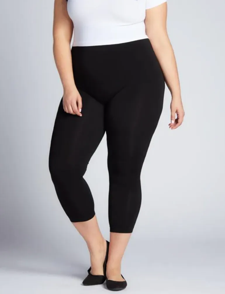 Bamboo 3/4 Crop High-rise Leggings