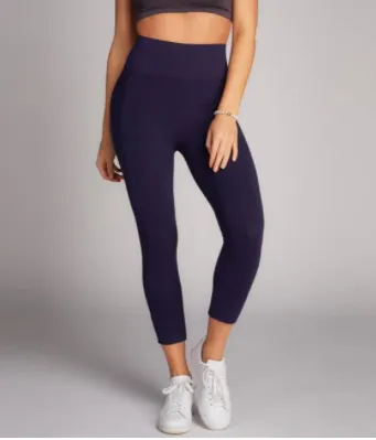 Bamboo 3/4 Crop High-rise Leggings