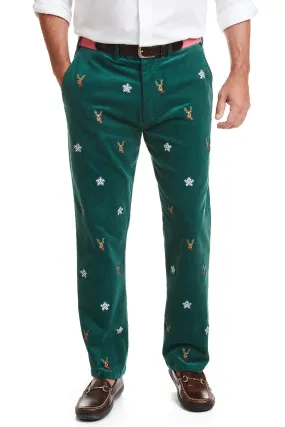 Beachcomber Corduroy Pant Hunter with Dasher & Snowflake