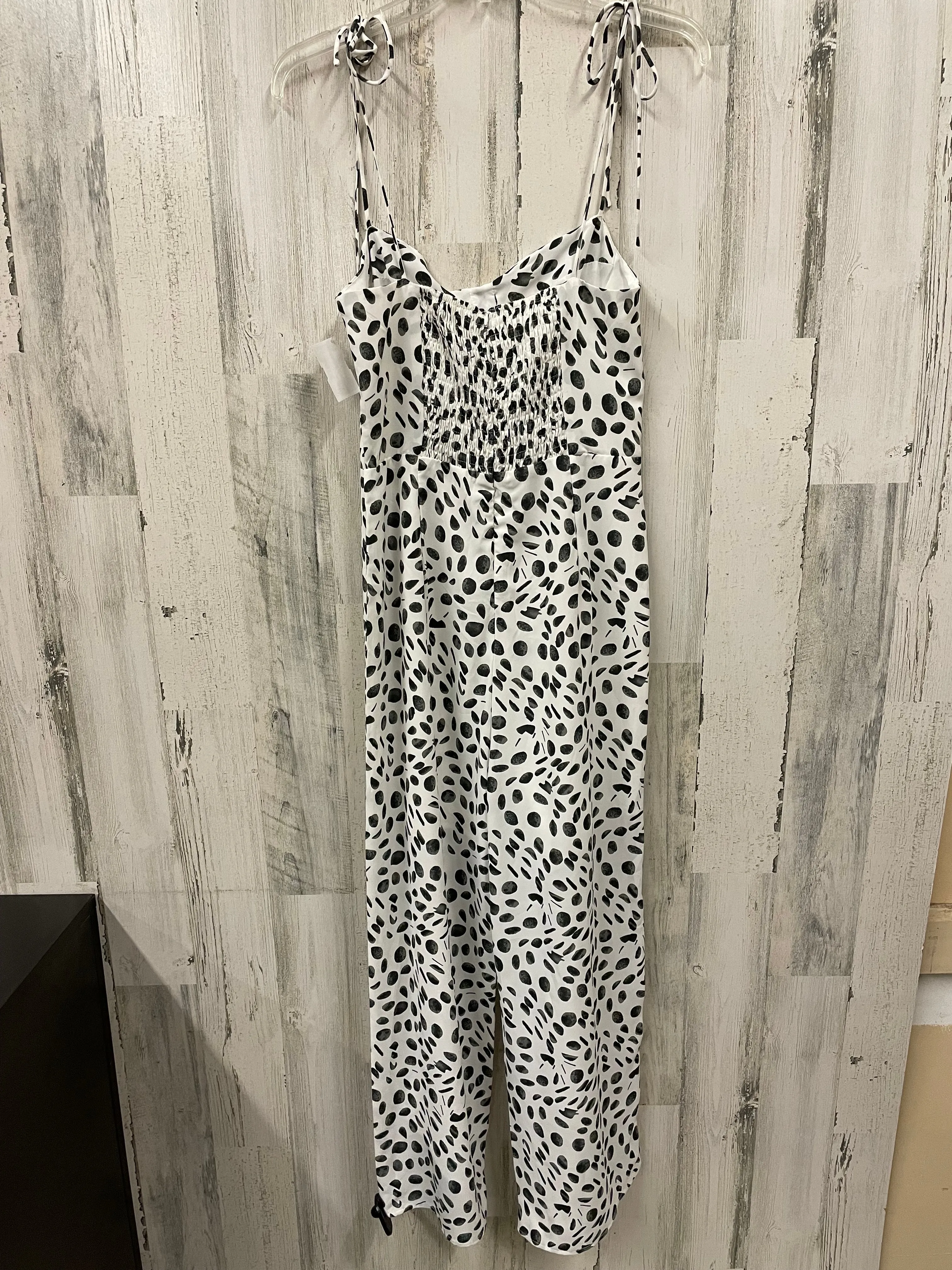 Black & White Jumpsuit Clothes Mentor, Size S