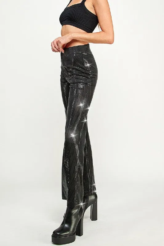 Black Sequin Pants