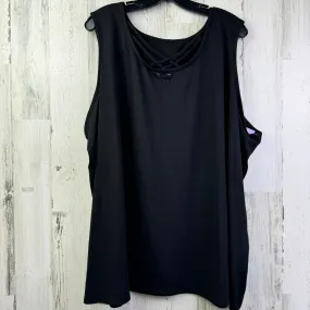 Black Top Short Sleeve Basic Clothes Mentor, Size 3x