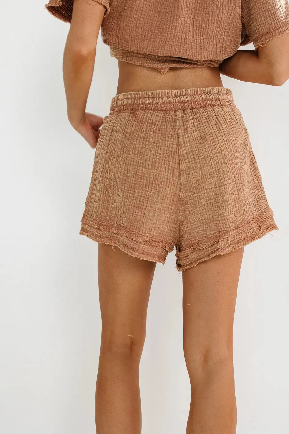 Blair Shorts in Mocha - FINAL SALE