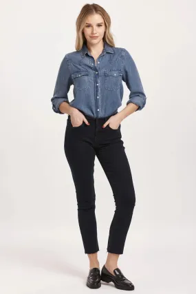 BLAIRE MID RISE SLIM STRAIGHT