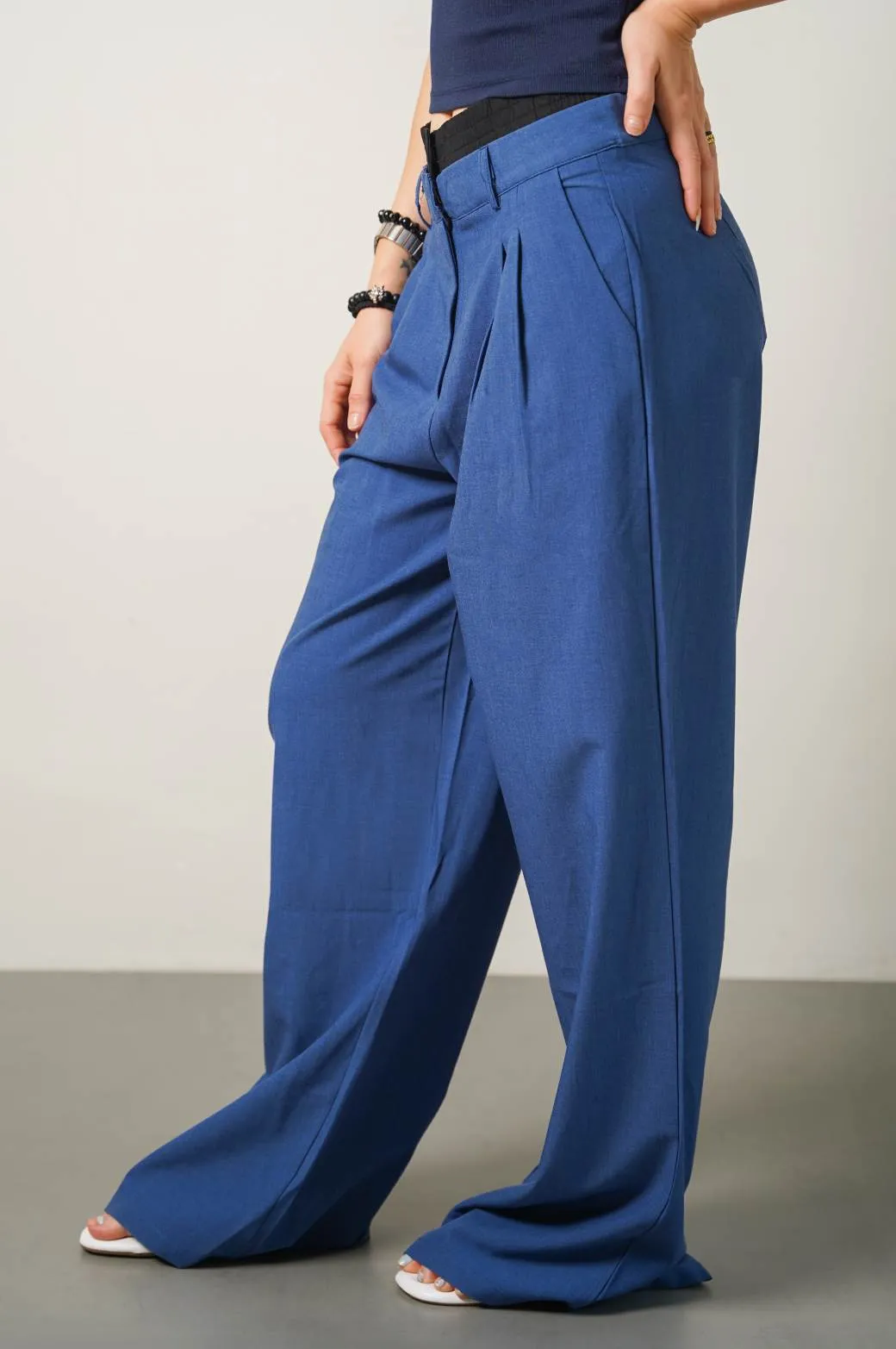 BOXER WAIST LOW RISE PANTS