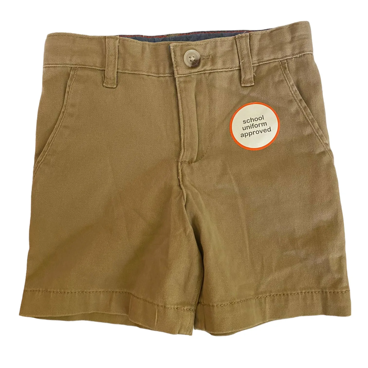 Boys Beige Cotton Chino Shorts Size 4 NEW