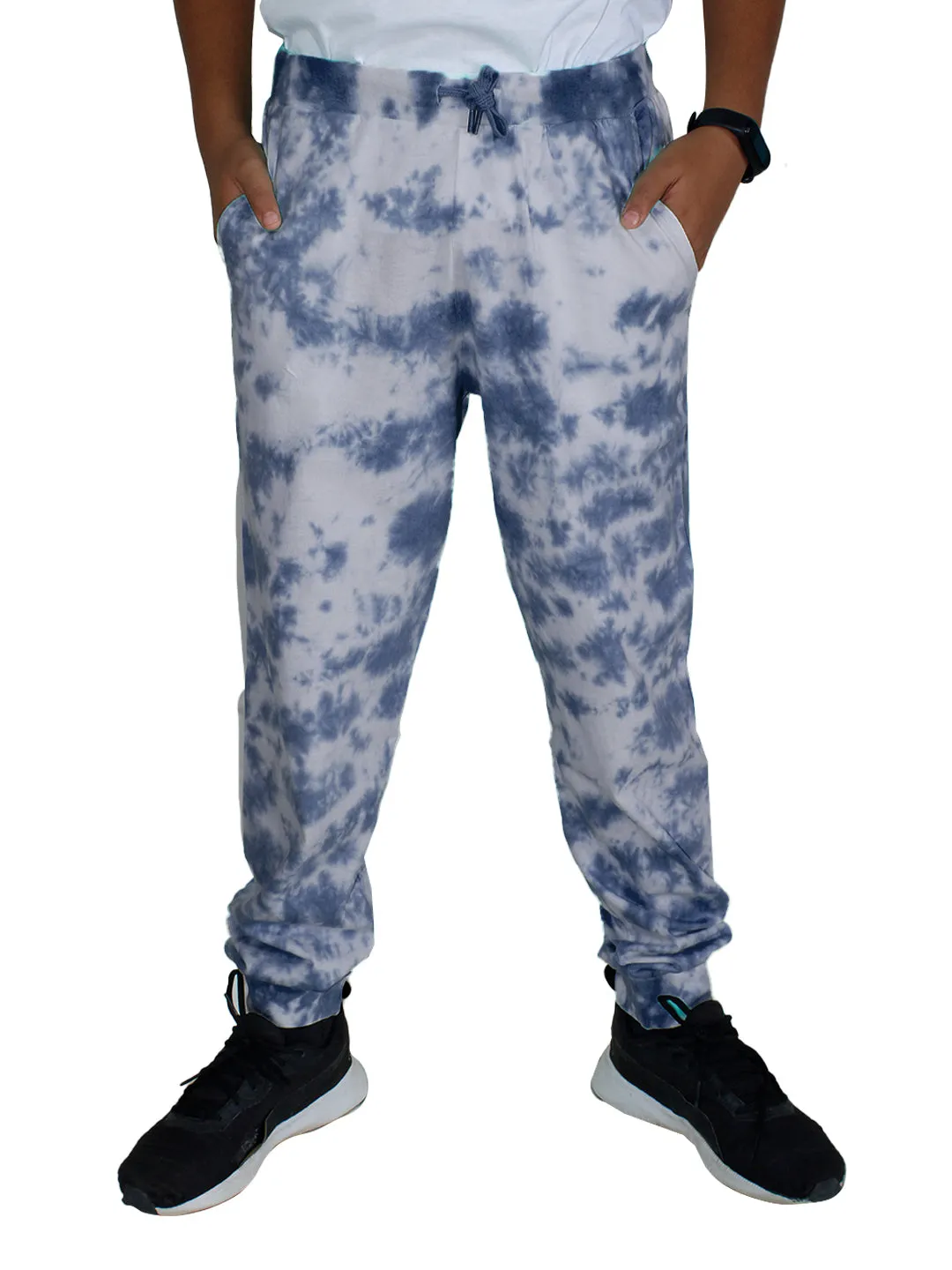 Boys "Crumple Effect" Tie and Dye Track Pant