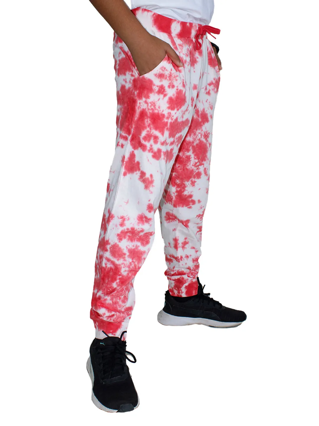 Boys "Crumple Effect" Tie and Dye Track Pant