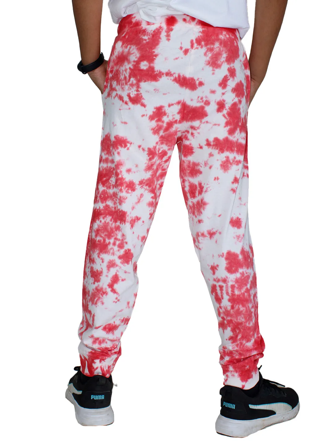 Boys "Crumple Effect" Tie and Dye Track Pant