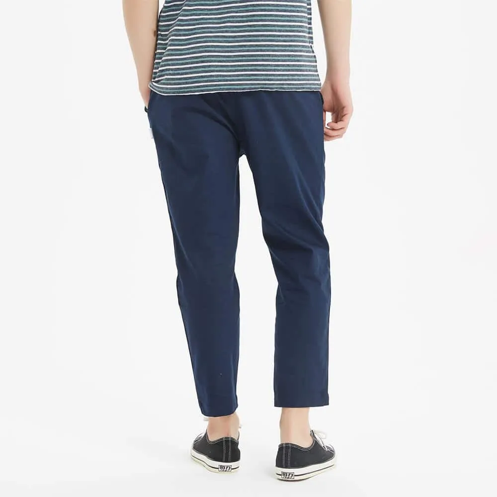 Boysnextdoor Tapered Cropped Chino Pants Navy