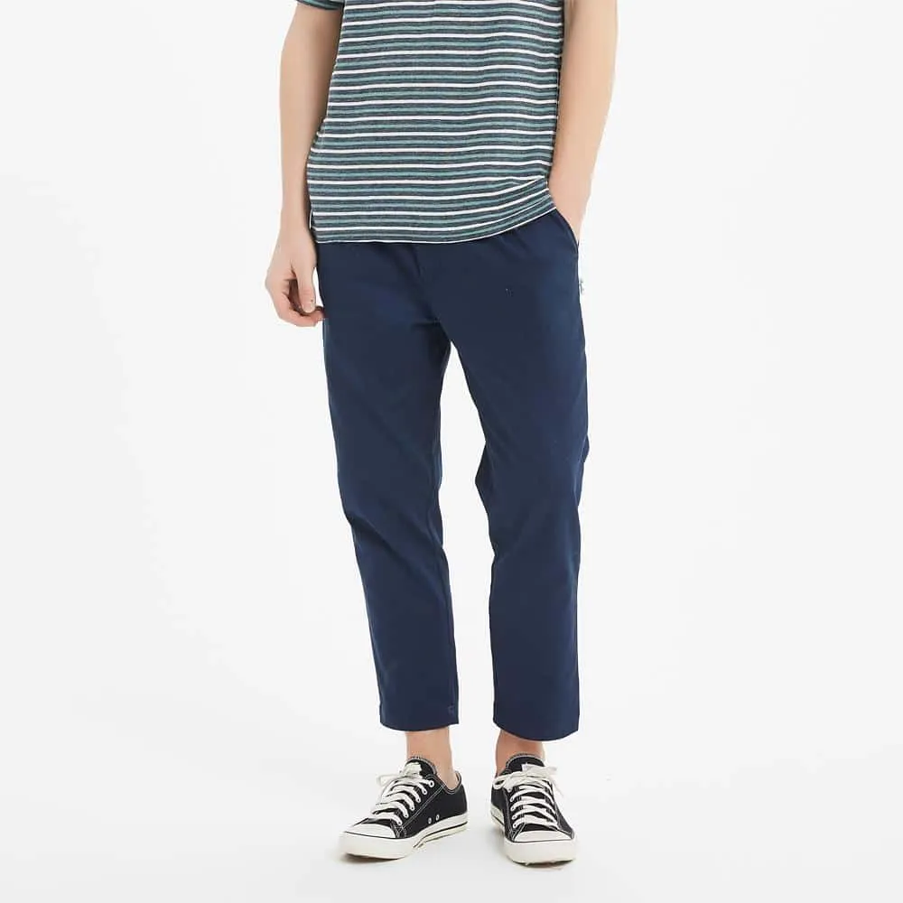 Boysnextdoor Tapered Cropped Chino Pants Navy