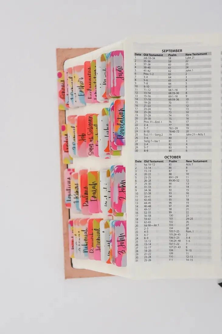 Bright   Colorful Bible Tabs