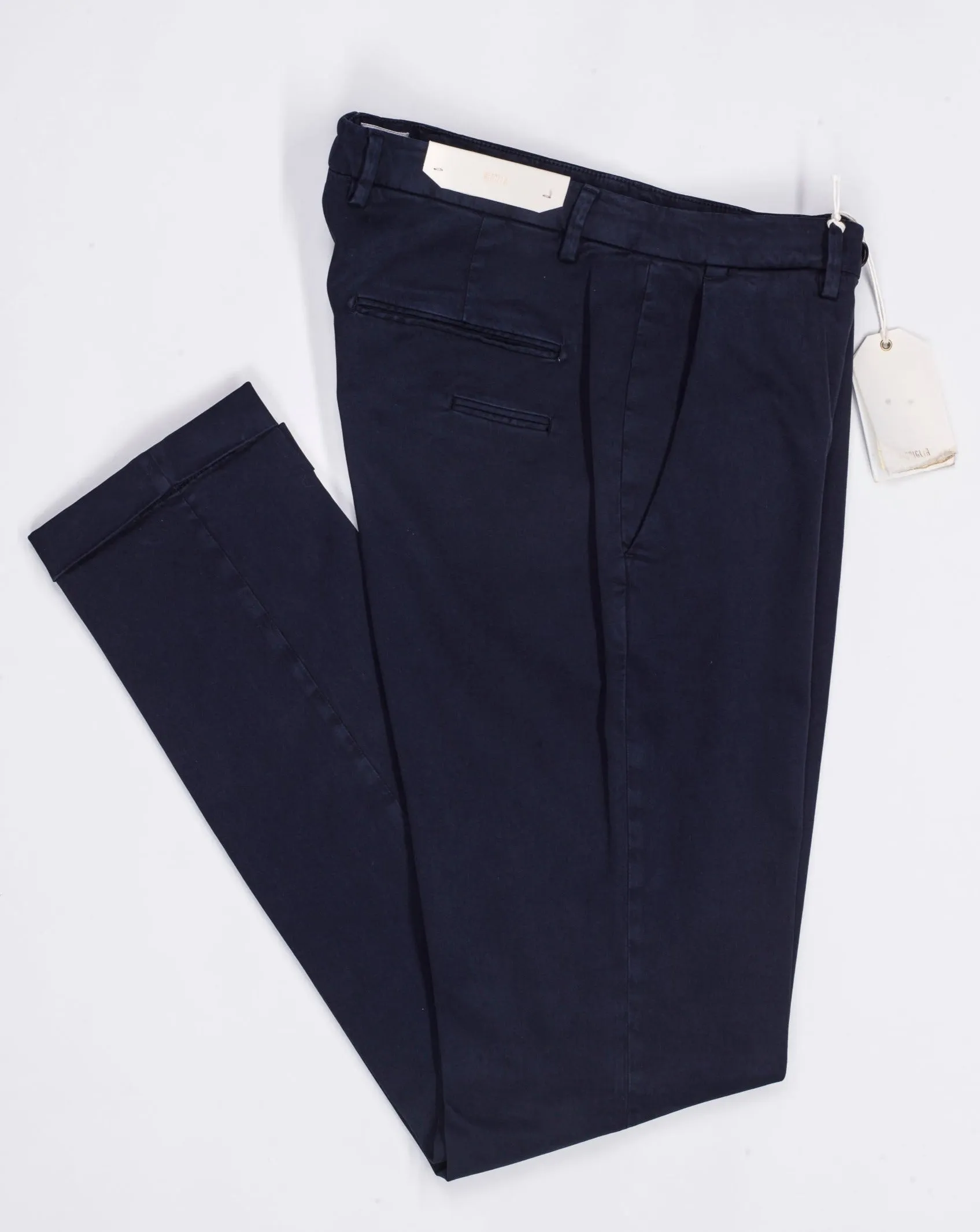 Briglia Garment Dyed Cotton Chinos / Navy