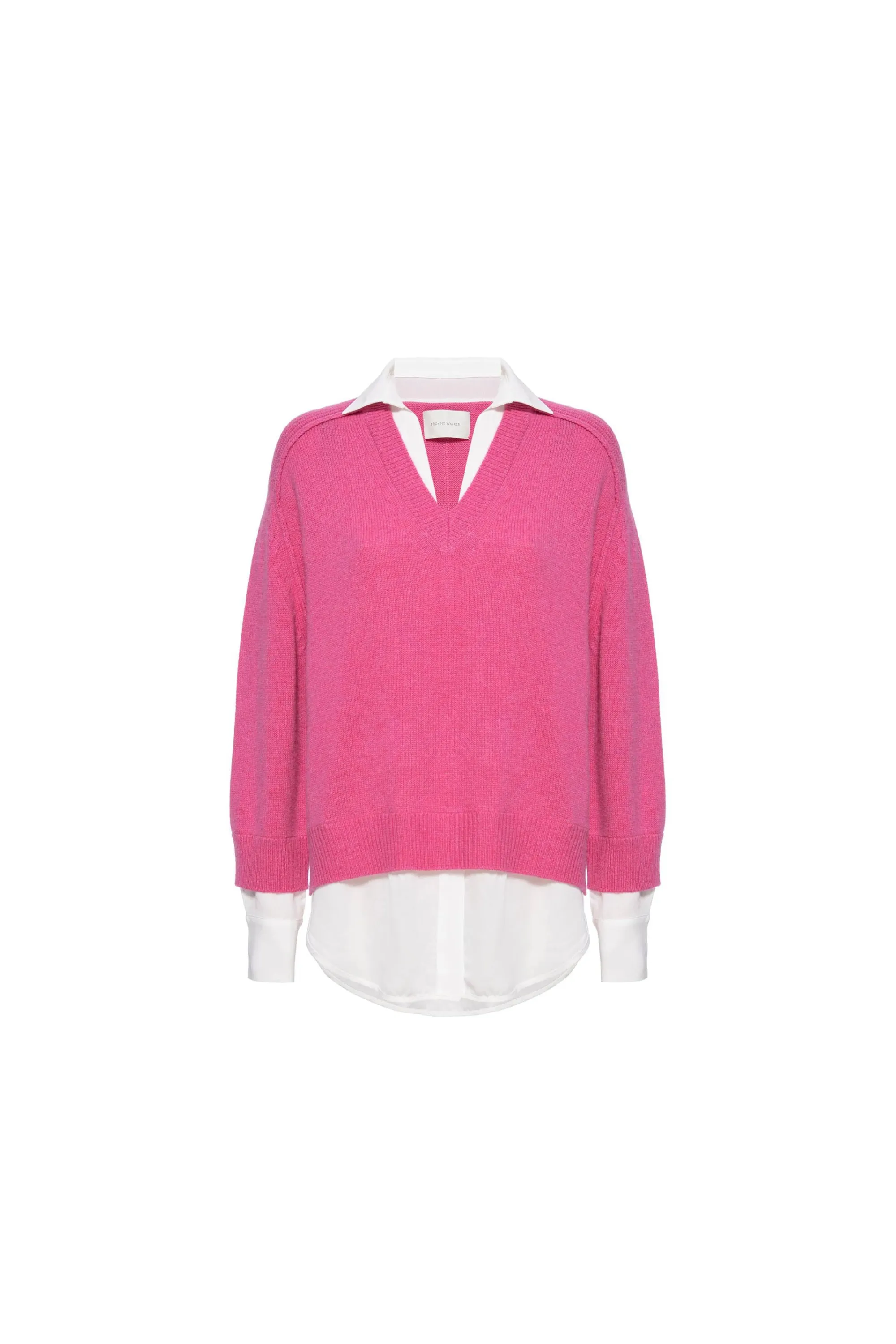 Brochu Walker Vneck Layered Pullover