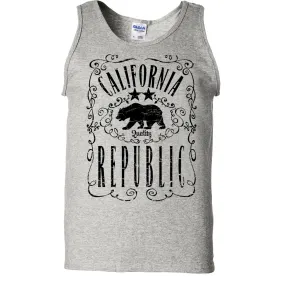 California Republic JD Whiskey Black Print Asst Colors Tank Top