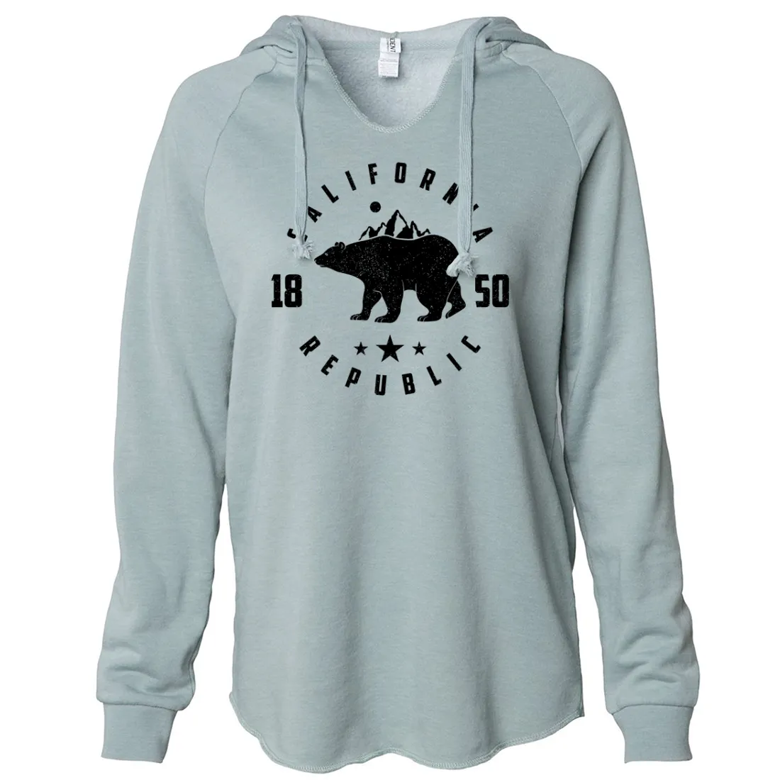 California Republic Mountains Women's Soft Hooded Pullover