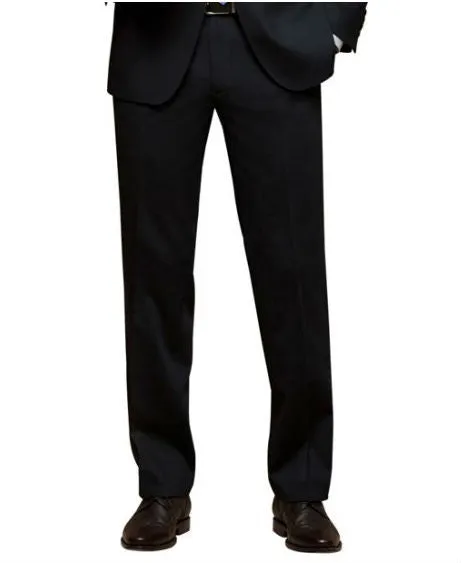 Carl Gross Navy Wool Suit Trousers Navy