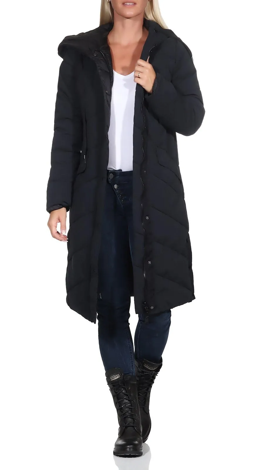 Carlotta Black Puffer Coat