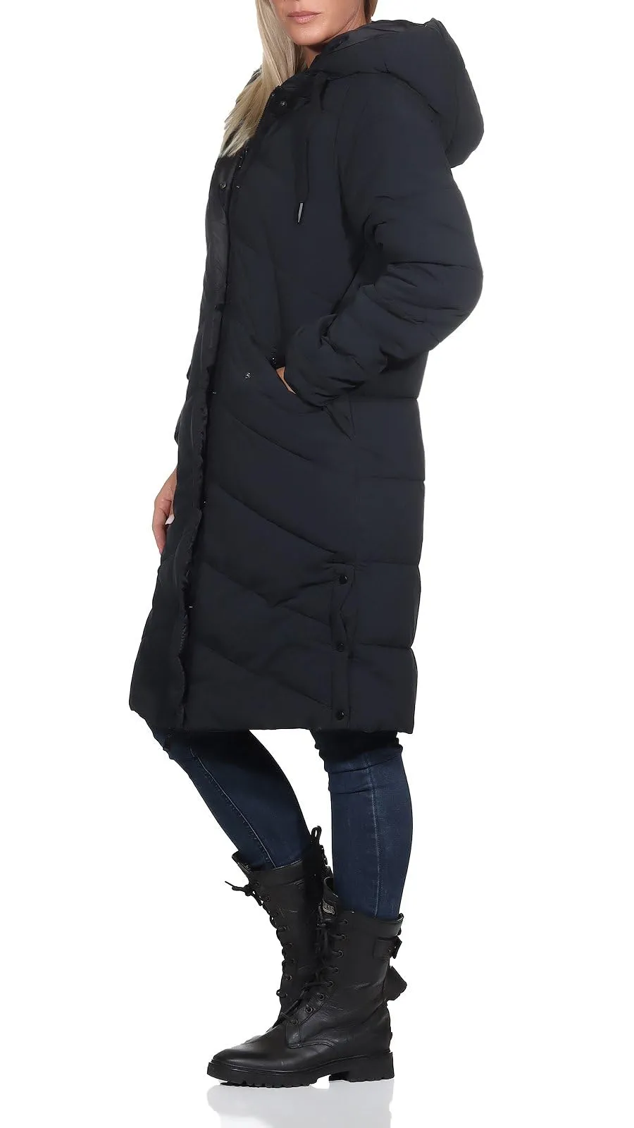 Carlotta Black Puffer Coat