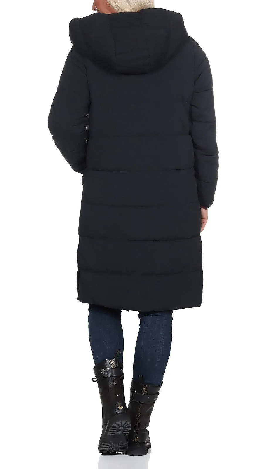 Carlotta Black Puffer Coat