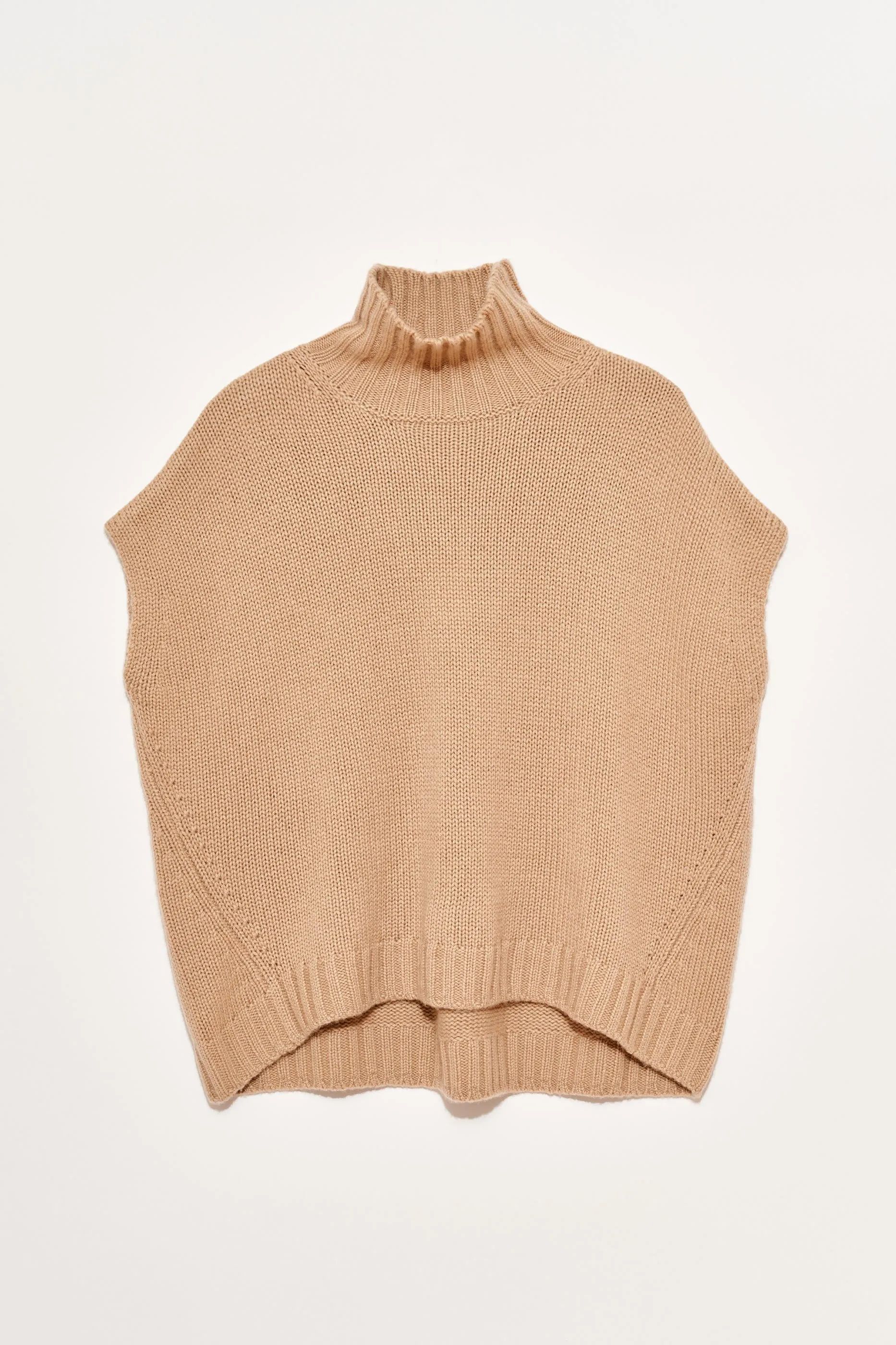 Cashmere Turtleneck Gilet